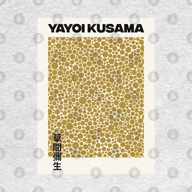 Yayoi Kusama Dots Exhibition Art Print, Yayoi Kusama Japanese Wall Art by VanillaArt